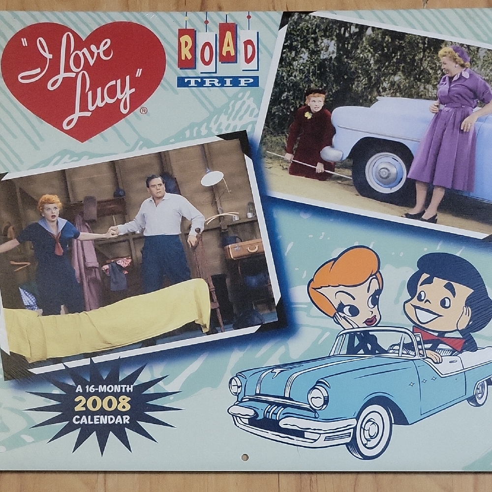 I Love Lucy Road Trip Calendar